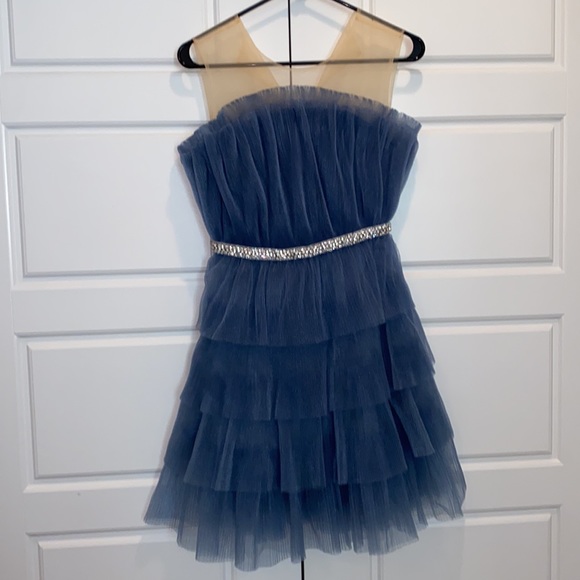 NWT MODERN DAY CINDERELLA STRAPLESS
TULLE DRESS - BLUE - Size XSmall - Picture 8 of 8